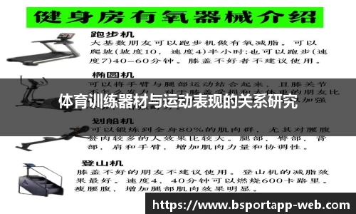体育训练器材与运动表现的关系研究